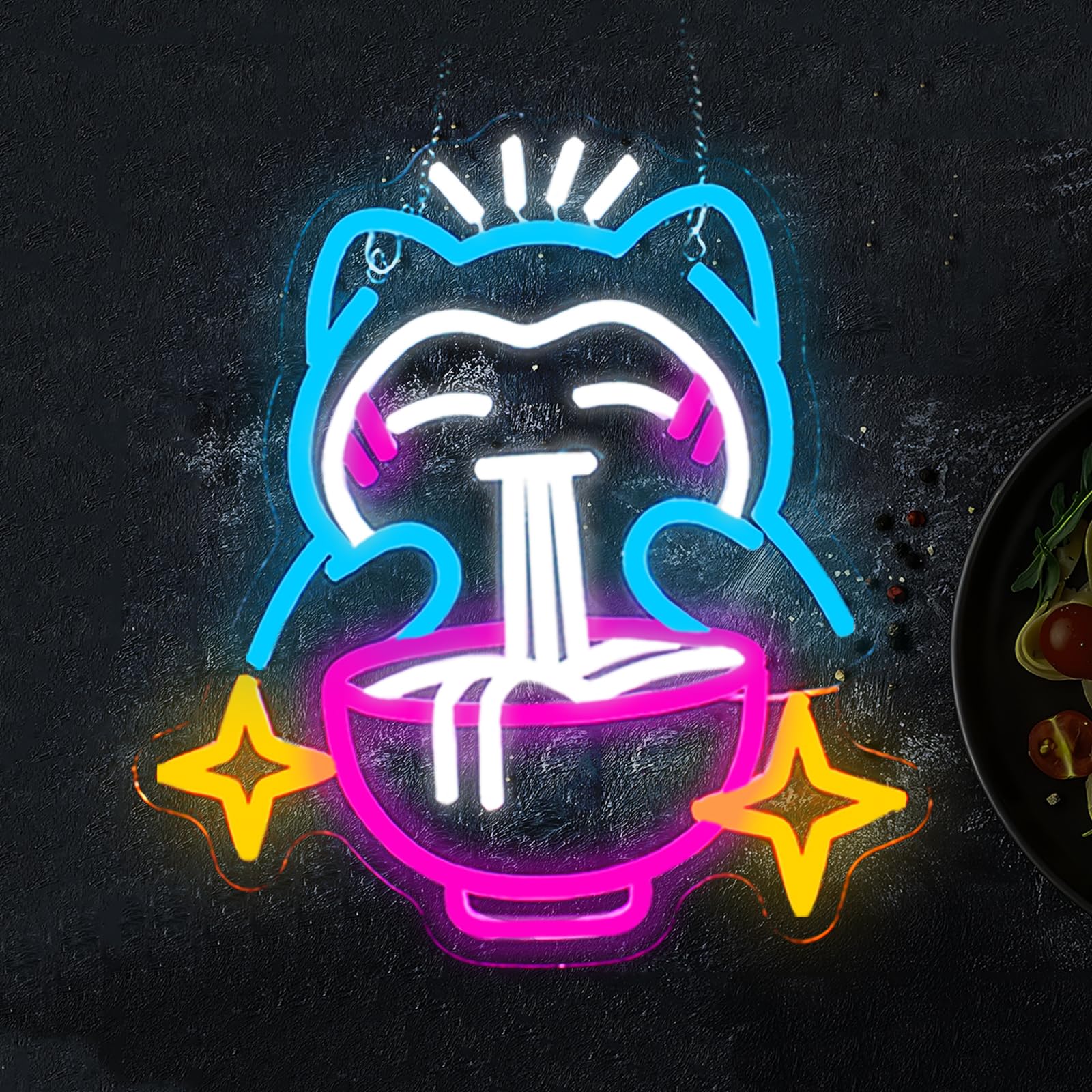 LED Ramen Neon Light - Cute Be - đánh giá và giá Japanese Lighting Decor