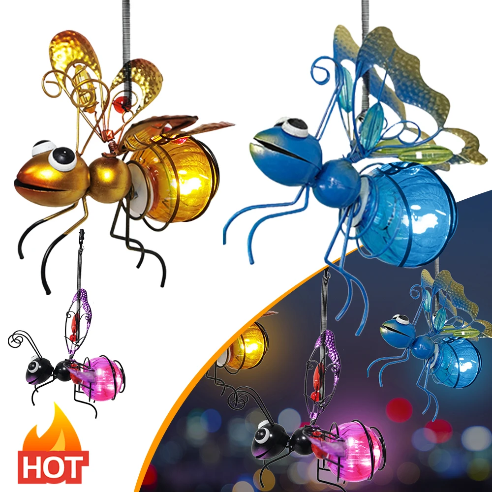 Solar Powered Hanging Bug Ligh - đánh giá và giá Lighting Bug Decor