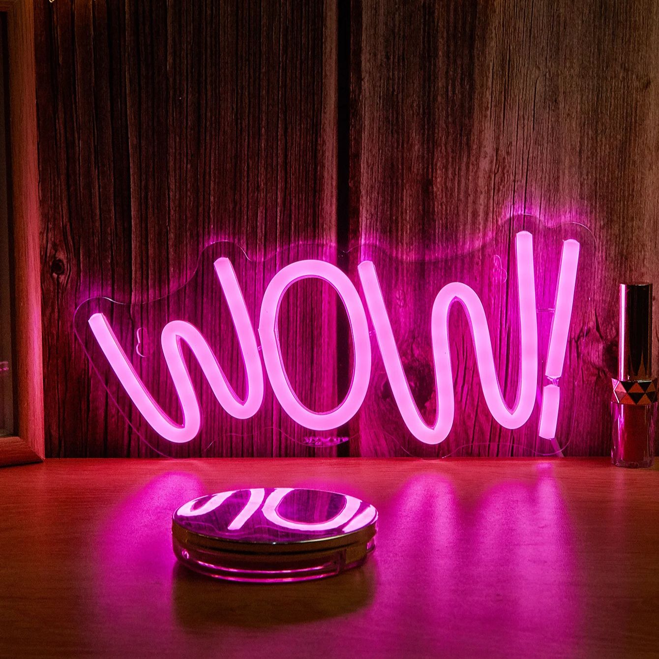 Chi-buy LED Neon WOW  USB Powe - đánh giá và giá Lighting Decor Wow
