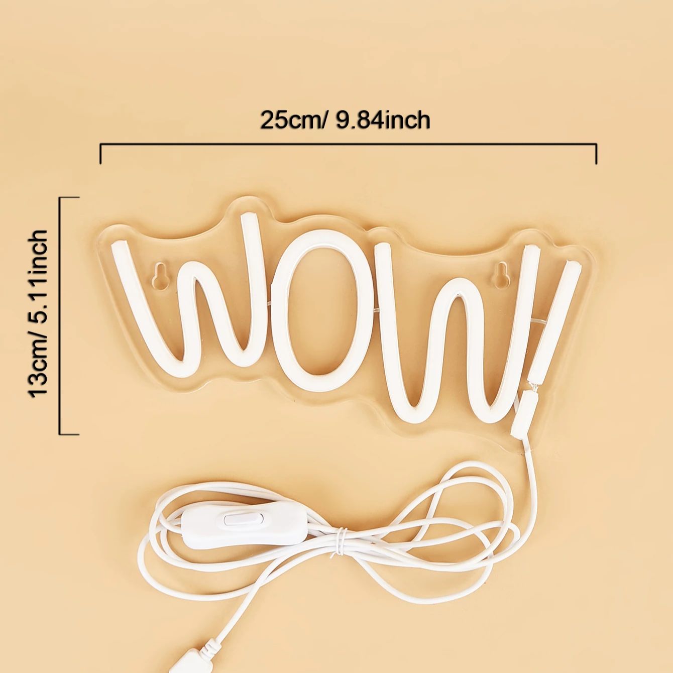 Chi-buy LED Neon WOW  USB Powe - đánh giá và giá Lighting Decor Wow