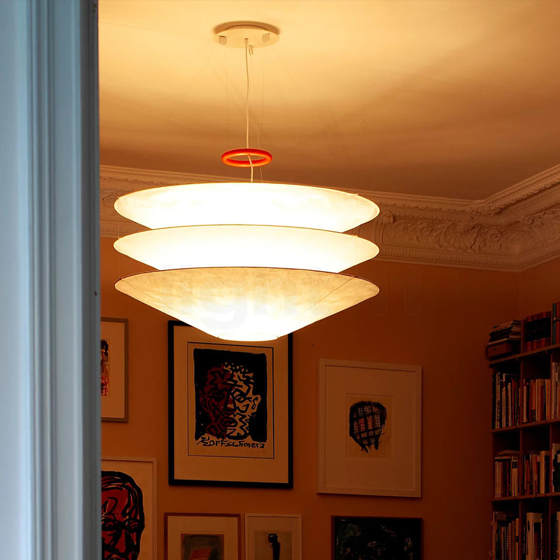 Japanese Dupont Paper Pendant  - đánh giá và giá Japanese Lighting Decor