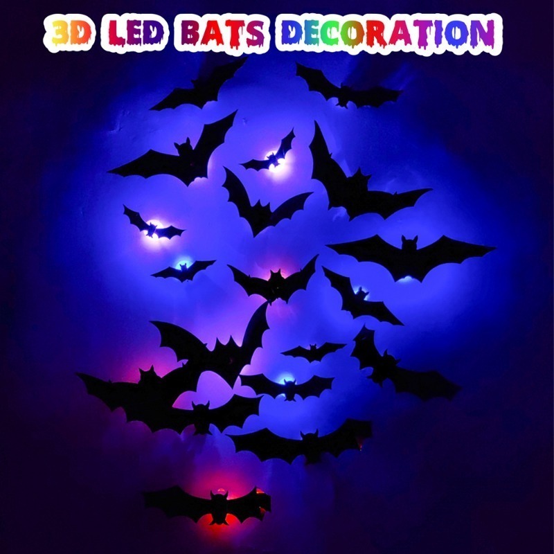 Halloween Glow Glitter Wall St - đánh giá và giá Garage Lighting Decor