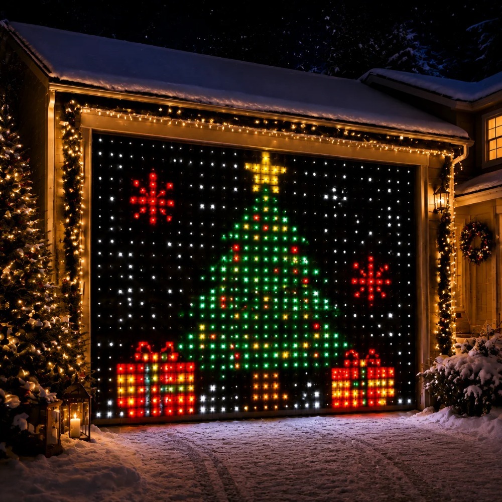 LED Pixel Curtain Lights Bluet - đánh giá và giá Lighting Decor Home