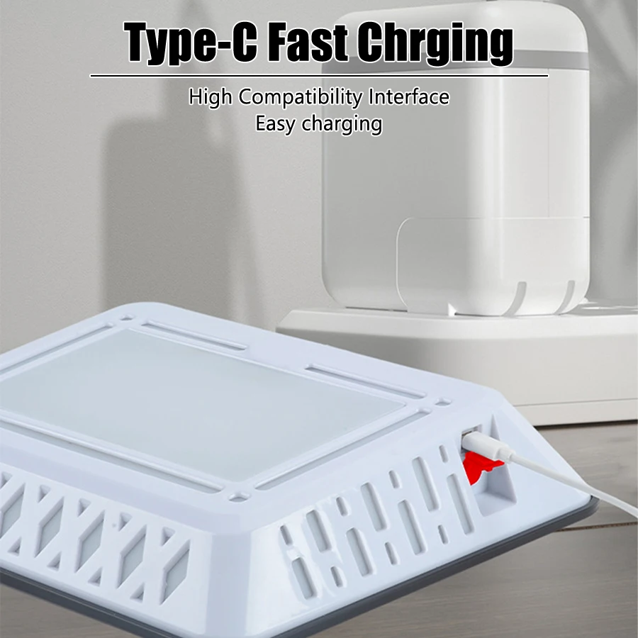 Solar LED Warm Light USB Recha - đánh giá và giá Garage Lighting Decor