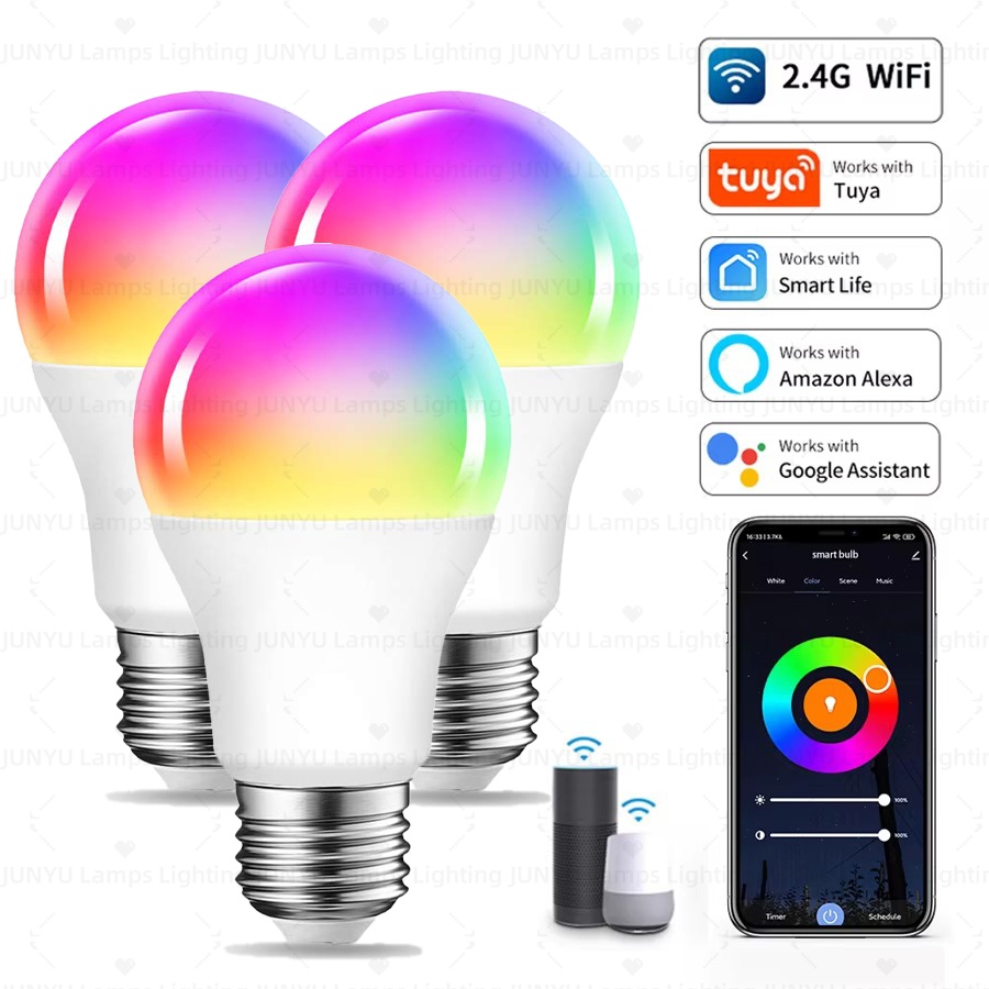 Smart Dimmable RGB LED Bulb E2 - đánh giá và giá Lighting Decor Home