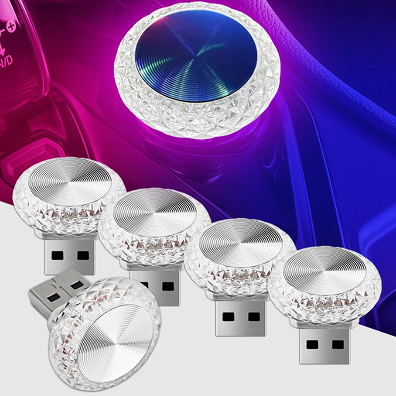 Portable Car USB Ambient Light - đánh giá và giá Lighting Interior Decor