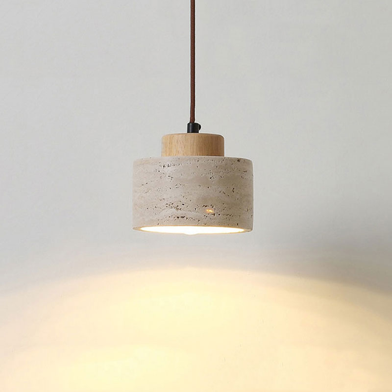 Natural Yellow Cave Stone Pend - đánh giá và giá Japanese Lighting Decor