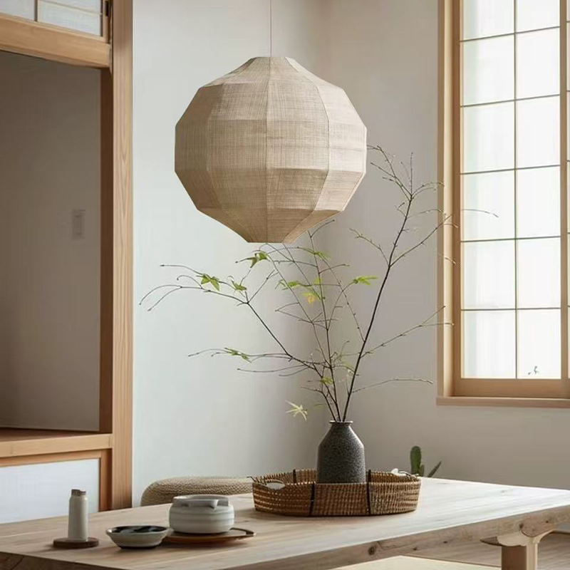 Japanese Wabi Sabi Fabric E27  - đánh giá và giá Japanese Lighting Decor